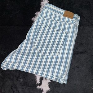 American Eagle Stripped Denim Shorts